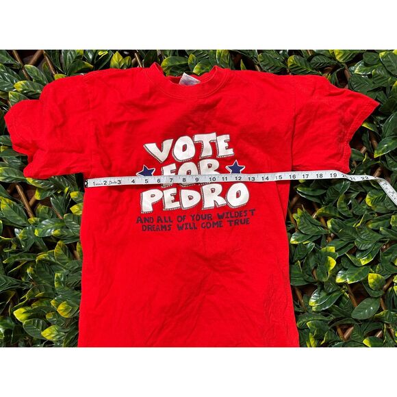Vote for Pedro Red T Shirt Size Small - Picture 4 of 4